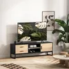 HOMCOM TV Mobile TV con armadio, cassetti e 2 ripiani Anteprima dell’immagine prodotto 2