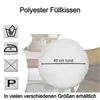 Füllkissen Kopfkissen Polyester 45 cm rund Kissenfüllung Produktbild-Vorschau 4