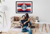 Bild - Bilderrahmen - 100 cm x 70 cm - MDF - Rahmen - Foto Produktbild-Vorschau 3