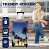MuchoWow® Koffer Handgepäck Trolley Rollkoffer Kleine Produktbild-Vorschau 2