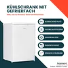 homeX Kühlschrank mit Gefrierfach klein, Mini Produktbild-Vorschau 2