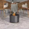 Outsunny Feuerstelle Ø38cm Rauchfrei Holzfeuerschale mit Produktbild-Vorschau 2