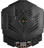 A black electronic dartboard with a central target and digital displays at the bottom. Náhľad obrázku produktu