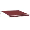 The Living Store Markise Automatisch mit LED Weinrot Produktbild-Vorschau 3