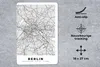 MuchoWow® Mauspad Mousepad Deutschland - Stadtplan - Berlin Produktbild-Vorschau 2
