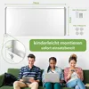 banjado Magnettafel weiß 78x37cm groß Magnetwand aus Metall Produktbild-Vorschau 7