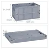 Relaxdays Profi Klappbox, stabil, Gewerbe, hochwertiger Produktbild-Vorschau 4