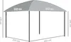 Outsunny Tonnelle de jardin pavillon de jardin 3 x 3 m Voir les images du produit 3