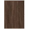 vidaXL Badschrank Schmal mit Rollen Eichen-Optik Produktbild-Vorschau 5