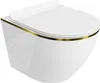LAVITA Wand-WC Sofi Slim Gold Line|Hänge Toilette |mit Produktbild-Vorschau 1