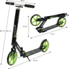 A Hauki Cityroller scooter is shown with various dimensions indicated by text and lines. Náhľad obrázku produktu