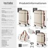 tectake® Reisekofferset Madison 13-teilig, Hartschalen aus Produktbild-Vorschau 5