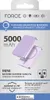 PB MagSafe 5000mAh Mini Magnet USB C 15W Violet Voir les images du produit 2