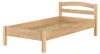 Massivholzbett Buche natur 100x200 Einzelbett Bettgestell Produktbild-Vorschau 1