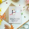 Mr. & Mrs. Panda Grußkarte Feuerwehrfrau Humor - Grau Produktbild-Vorschau 3