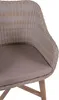 Close-up of a wicker chair with a cushion. Produktbild-Vorschau