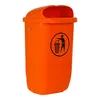 STIER Abfallbehälter mit Regenhaube, Volumen: 50 L, Farbe: Produktbild-Vorschau 2