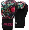 Boxerské rukavice RDX FL-3 FLORAL - čierne Náhľad obrázku produktu 3