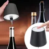 Edle Akku Flaschenlampe Schwarz: Dimmbar, 3 Lichtfarben: Produktbild-Vorschau 1