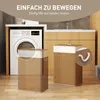 Panier à linge en bambou HOMCOM avec couvercle, 72 L, muni Voir les images du produit 6