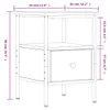 VidaXL 826049, Eisen, Holz, 340 mm, 360 mm, 500 mm, 1 Produktbild-Vorschau 8