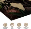 MuchoWow® Poster Weltkarte - Schwarz - Tropische Pflanzen Produktbild-Vorschau 2