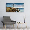 Acrylglasbilder 120x60 Wandbild Druck Leuchtturm Steine Produktbild-Vorschau 3