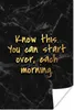 MuchoWow® Poster Zitate - Motivation - Gold - Marmor 40x60 Produktbild-Vorschau 1