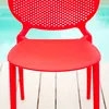 Homestyle4u Gartenstuhl WM rot 4er Set stapelbar wetterfest Produktbild-Vorschau 11