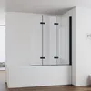 IMPTS Duschwand für Badewanne 120x140cm 3-teilig Faltwand Produktbild-Vorschau 1