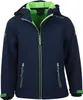 Trollkids Jungen Trollfjord Softshelljacke navy/light green Produktbild-Vorschau 1