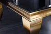 Eleganter Couchtisch MODERN BAROCK 100cm schwarz Opalglas Produktbild-Vorschau 9
