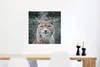 MuchoWow® Poster Porträt eines jungen Luchses 50x50 cm - Produktbild-Vorschau 5