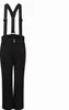 A pair of black ski pants with suspenders, shown against a white background. Produktbild-Vorschau