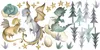 Wandtattoo Fairytale Dragons, mit umweltfreundlichen, Produktbild-Vorschau 4