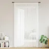 vidaXL Fadenvorhang 2 Stk.100 x 250 cm Weiß Produktbild-Vorschau 1