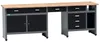 Küpper Werkbank 12289, 240x84x60 cm, 6 Schubladen, 2 Türen, Produktbild-Vorschau 1