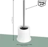 bremermann Porte-brosse WC, plastique, blanc Garniture WC Voir les images du produit 7