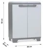 Keter Recycling Cupboard Planet szaro-czarny Podgląd zdjęcia produktu 8
