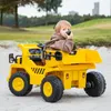 GOPLUS 12V Muldenkipper für Kinder, Caterpillar Elektroauto Produktbild-Vorschau 8