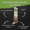 Hausmacher Salami am Stück 250g aus Schweinefleisch und Produktbild-Vorschau 4