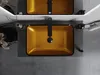 Mexen Megan Glaswaschbecken Aufsatz 56 x 36 cm, gold - Produktbild-Vorschau 6