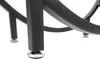 Close-up of the metal legs and adjustable feet of a firewood rack. Náhľad obrázku produktu