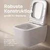 AM.PM Hänge-WC spülrandlos Aquaspin Toilette inkl. WC Sitz Produktbild-Vorschau 6