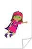 MuchoWow® Poster Illustration eines Kindes als Superheld, Produktbild-Vorschau 1