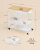 A diagram of a kitchen cart with dimensions and weight capacities indicated. Produktbild-Vorschau