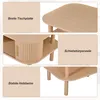 okwish ovaler Couchtisch mit Rollladen und offenen Fächern, Produktbild-Vorschau 9
