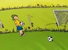 JACK by Bierbaum Biber Fußball Bettwäsche 135x200cm 2 tlg. Produktbild-Vorschau 3
