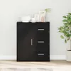 vidaXL Sideboard Schwarz Eichen-Optik 60 x 31 x 70 cm Produktbild-Vorschau 1