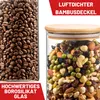 lot de 6 bocaux à provisions réutilisables avec couvercle Voir les images du produit 3
